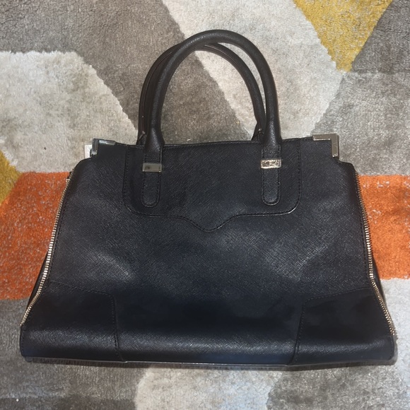 Authentic Rebecca Minkoff Handbag: black with gold hardware - Picture 6 of 6